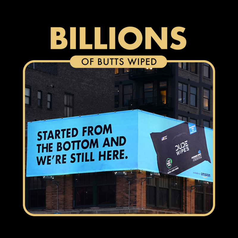 Billions of butts wiped